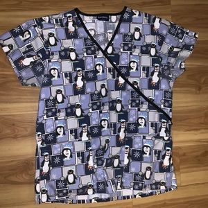 Scrub top penguins